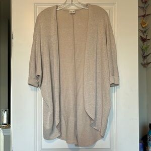 Light and Cozy Open-Front Cardigan